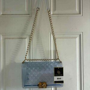 Clear Jelly Quilted Purse NWT